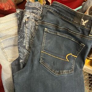 3pair of skinny jeans